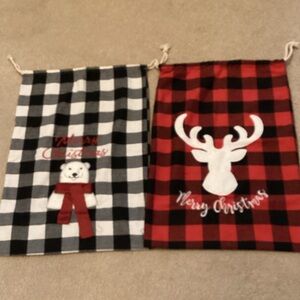 Christmas flannel sack bundle 🎄🎄